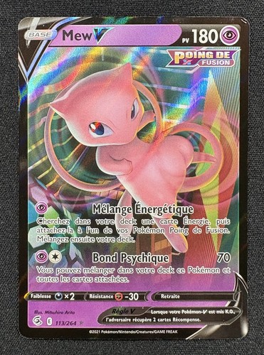 Carte pokémon mew v - pokémon,