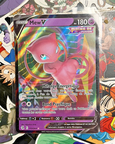 Carte pokemon mew 113 264 - carte,