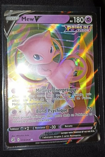 Carte pokémon mew ultra - mew, v