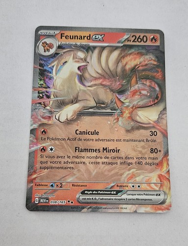 Carte pokemon feunard 038 - carte,
