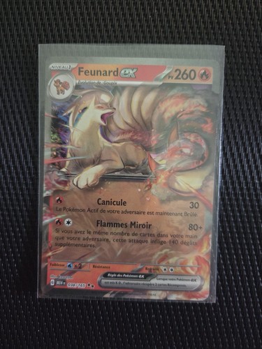 Carte pokemon feunard 038 - carte,