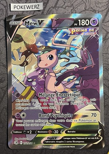 Carte pokémon mew full art - carte,