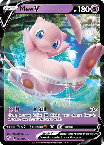 Carte pokémon mew - carte,