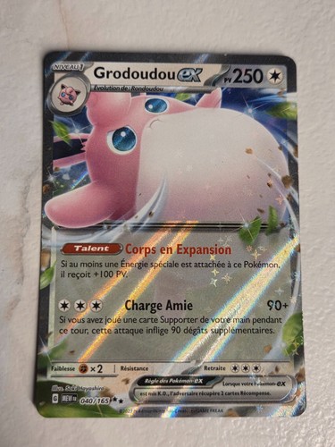 Carte pokemon grodoudou - carte,