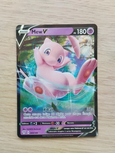 Carte pokemon mew 069 - carte, v