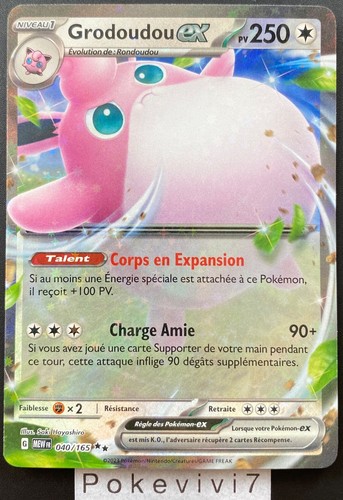 Carte pokemon grodoudou - carte,